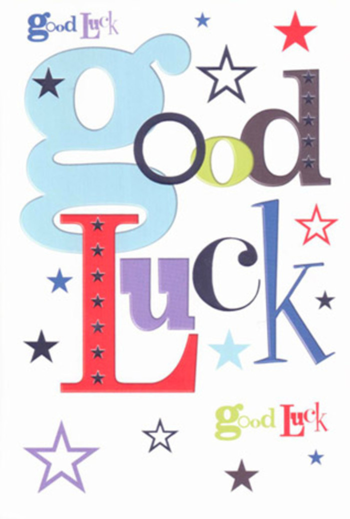 Charming and vibrant, this good luck card captures the energy of a local celebration, its bold typography and dainty stars echoing the supportive spirit seen throughout Belsize Park. Letters in soft pastel blue, rich red, and midnight black stretch confidently across a pure white canvas, while a constellation of colored stars-some vivid, others gently fading-draw the eye to hidden details, just as spring flowers brighten Adelaide Road. The design feels like a warm, silent cheer, reminiscent of friends gathering at a park entrance to wish you well. White space breathes life into every hue, giving the card a crisp, modern feel while still holding onto heartfelt tradition. It seems to embody the optimism of a Hampstead sunrise and the comfort of familiar encouragement. More than just stationery, it's a keepsake-a tiny talisman full of belief and exuberance, ready to accompany someone from the heart of Belsize Park toward new adventures, much as a bouquet from the local Flowers Belsize Park brings delight and luck to every doorstep.